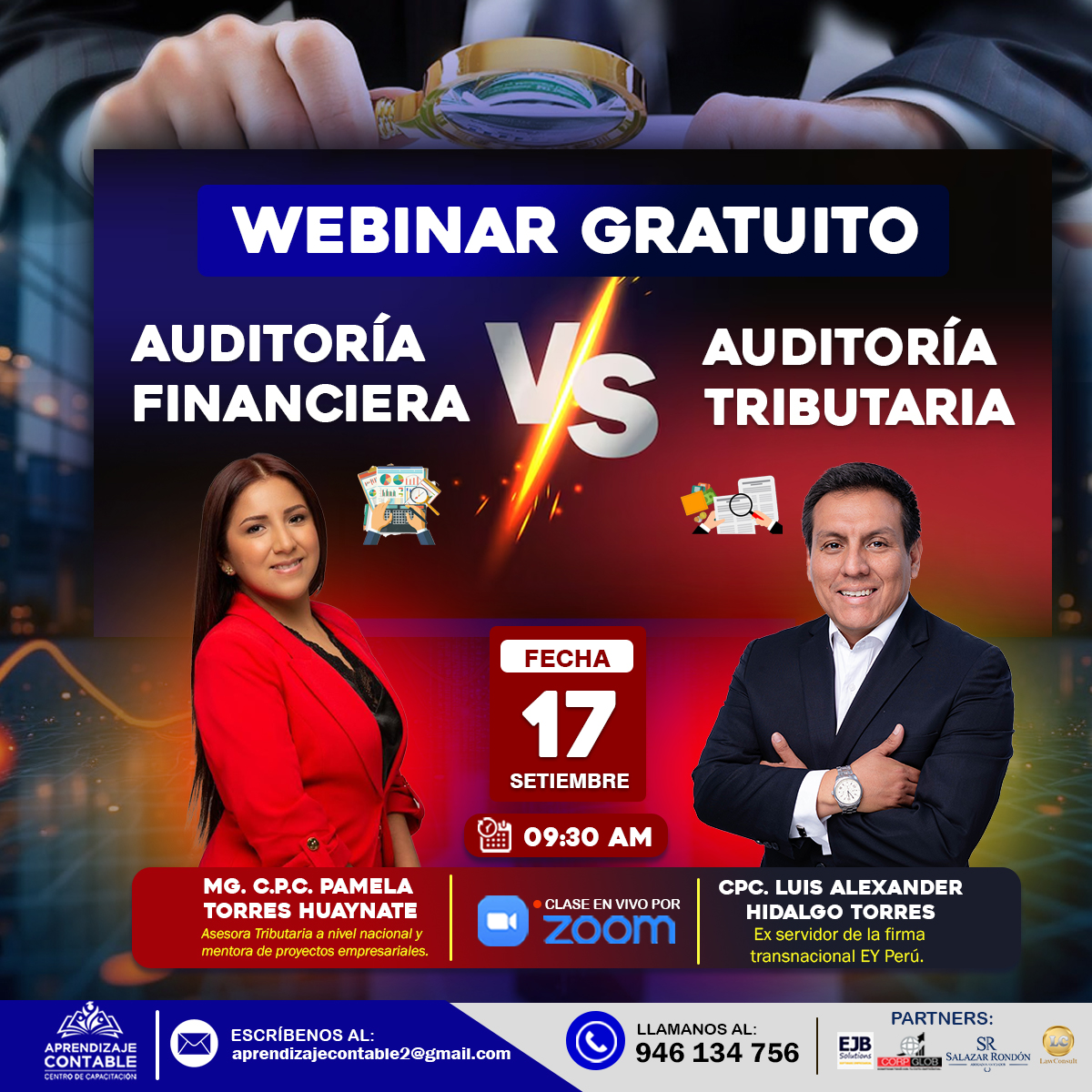 Webinar AUDITORÍA FINANCIERA vs AUDITORÍA TRIBUTARIA